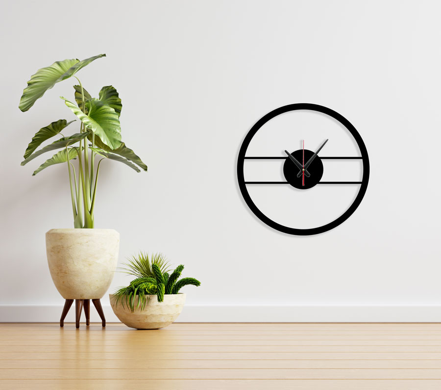 ساعت دیواری مدل Saturn با رنگبندی و سایز مختلف