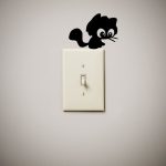 استیکر کلید و پریز گربه سری اول