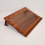 زیر لپ تاپ (پایه نگه دارنده لپ تاپ) جنس چوبی (MDF) با طرح چشم نواز