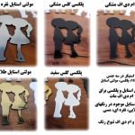 استیکر فنجان قهوه برچسب دار دارای رنگبندی و تنوع سایز