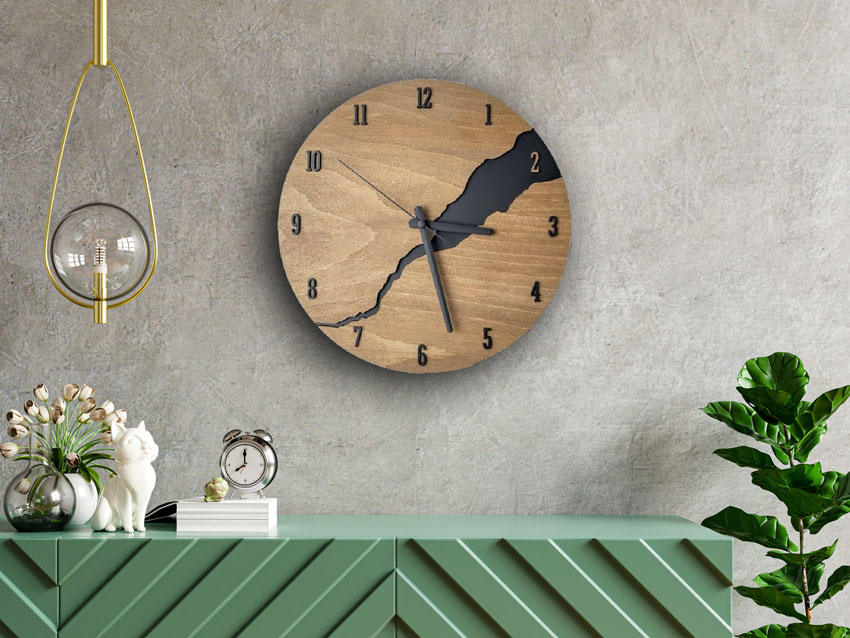 ساعت دیواری مدل fracture