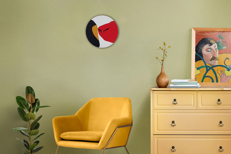 ساعت دیواری سبک مینیمال چوبی مدل Boom با تنوع سایز