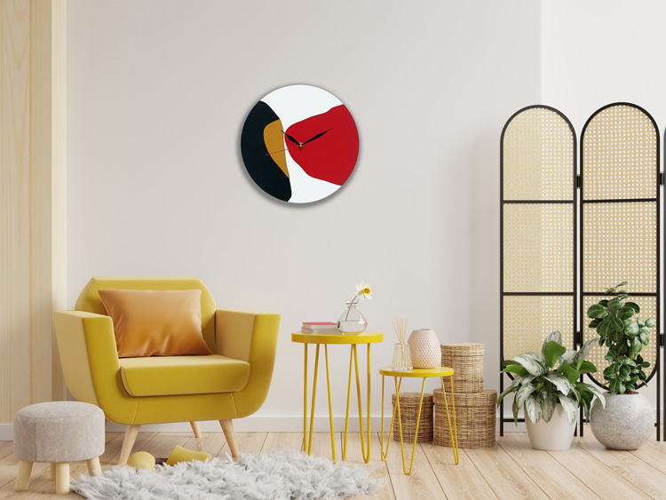 ساعت دیواری سبک مینیمال چوبی مدل Boom با تنوع سایز