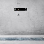 ساعت دیواری چوبی مدل Tetra در انواع رنگ و سایز