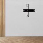 ساعت دیواری چوبی مدل Tetra در انواع رنگ و سایز