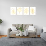 تابلو مینیمال مدل florisdream گل رویا کیفیت چاپ عالی و تنوع سایز