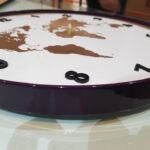 ساعت دیواری نقشه جهان با تنوع سایزبندی