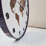 ساعت دیواری نقشه جهان با تنوع سایزبندی