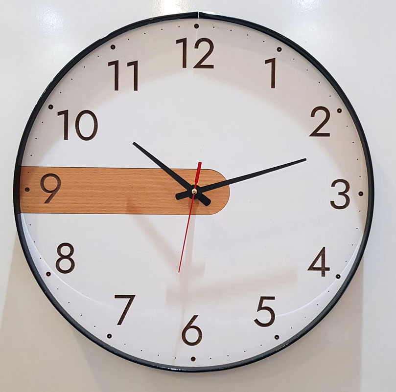 ساعت دیواری چوبی مدل Time Ticks