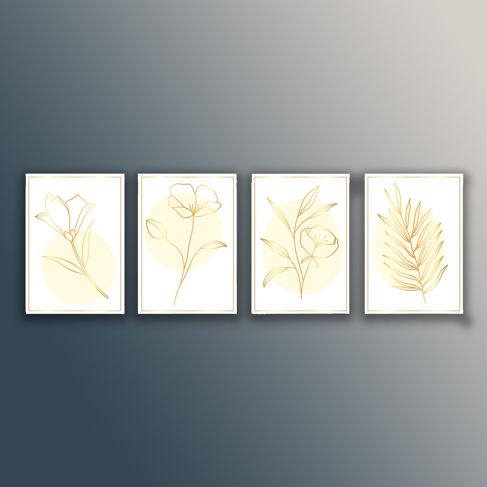 تابلو مینیمال مدل florisdream گل رویا کیفیت چاپ عالی و تنوع سایز