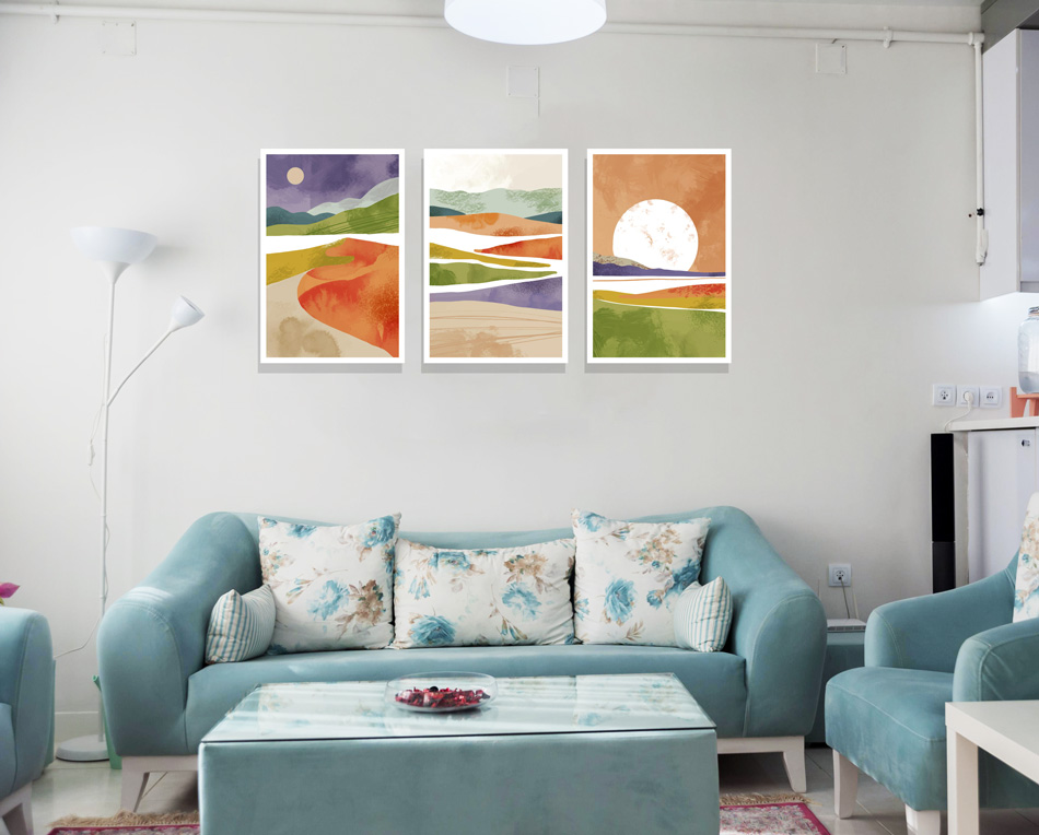 تابلو مینیمال Rainbow با تنوع سایزبندی و بالاترین کیفیت چاپ