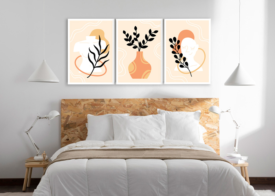 تابلو مینیمال flotblack با رویه ضد خش مات و کیفیت چاپ عالی