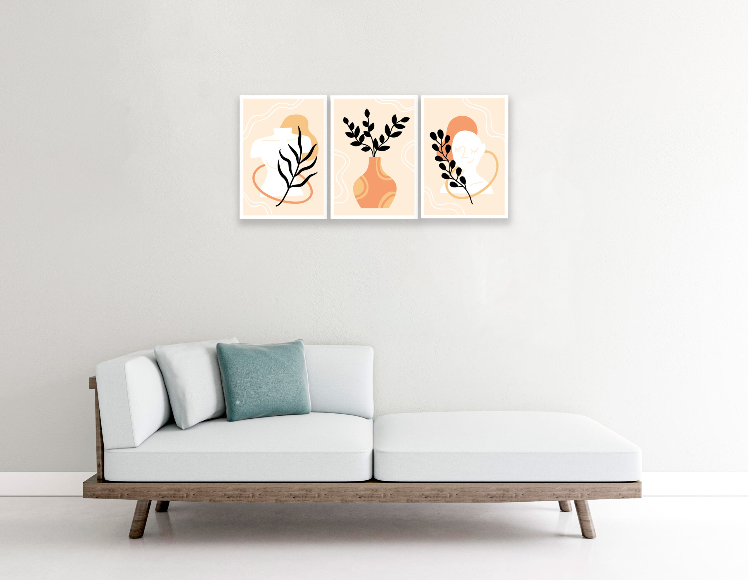 تابلو مینیمال flotblack با رویه ضد خش مات و کیفیت چاپ عالی