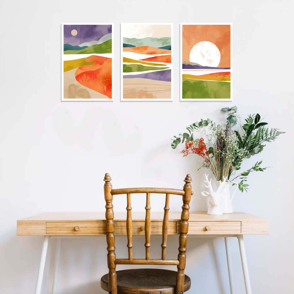 تابلو مینیمال Rainbow با تنوع سایزبندی و بالاترین کیفیت چاپ