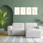 تابلو مینیمال مدل florisdream گل رویا کیفیت چاپ عالی و تنوع سایز