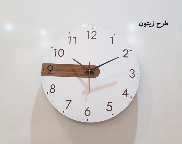 ساعت دیواری چوبی مدل Time Ticks