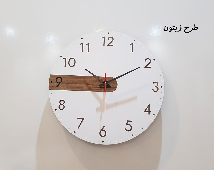 ساعت دیواری چوبی مدل Time Ticks