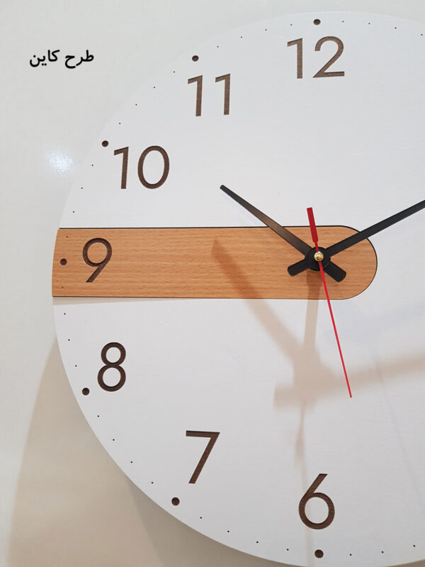 ساعت دیواری چوبی مدل Time Ticks