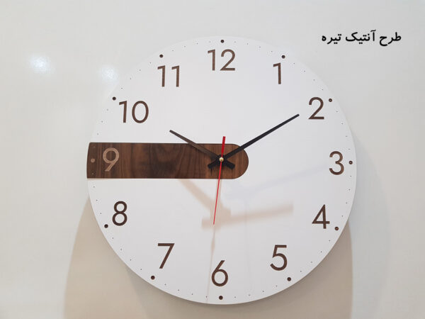 ساعت دیواری چوبی مدل Time Ticks