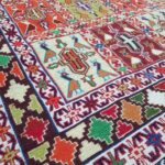 خرید ورنی دستبافت عشایر قره داغ اندازه 2 متر در 1.30